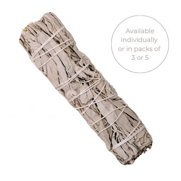 Certified organic white sage stick 13cm